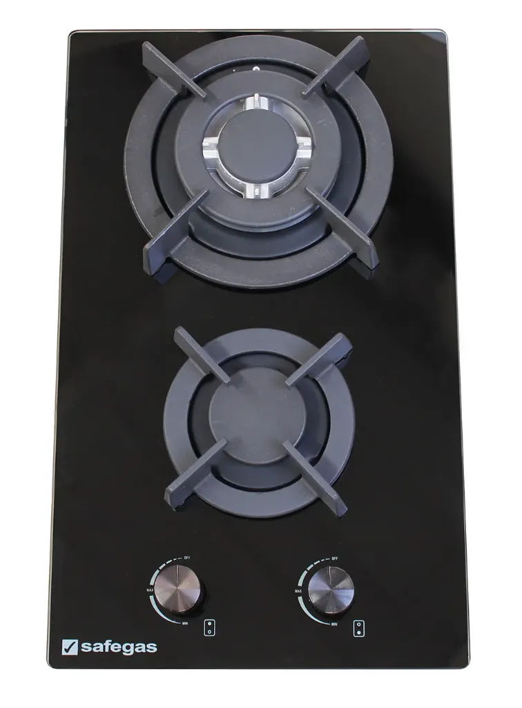 2 BURNER GLASSTOP GAS HOB