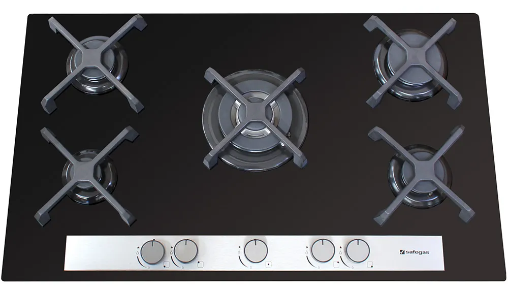5 BURNER GLASSTOP GAS HOB